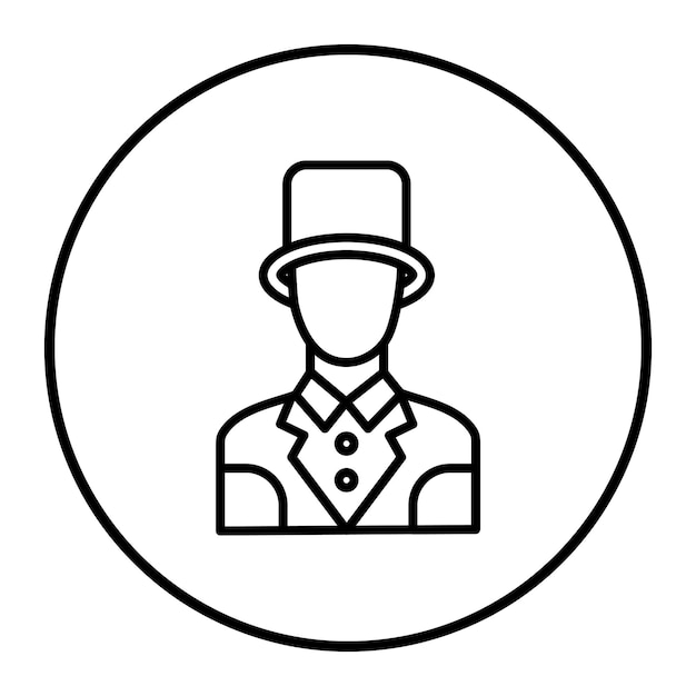 Ilustración vectorial del Maestro de Ceremonias