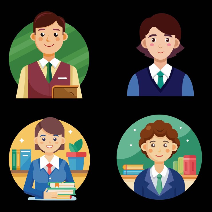Vector ilustración vectorial del maestro