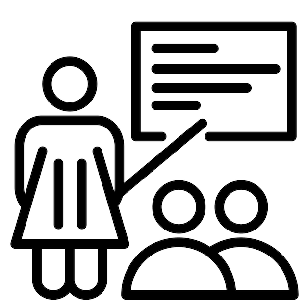 Ilustración vectorial del maestro