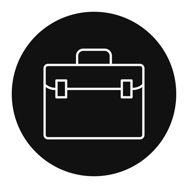 Ilustración vectorial de la maleta