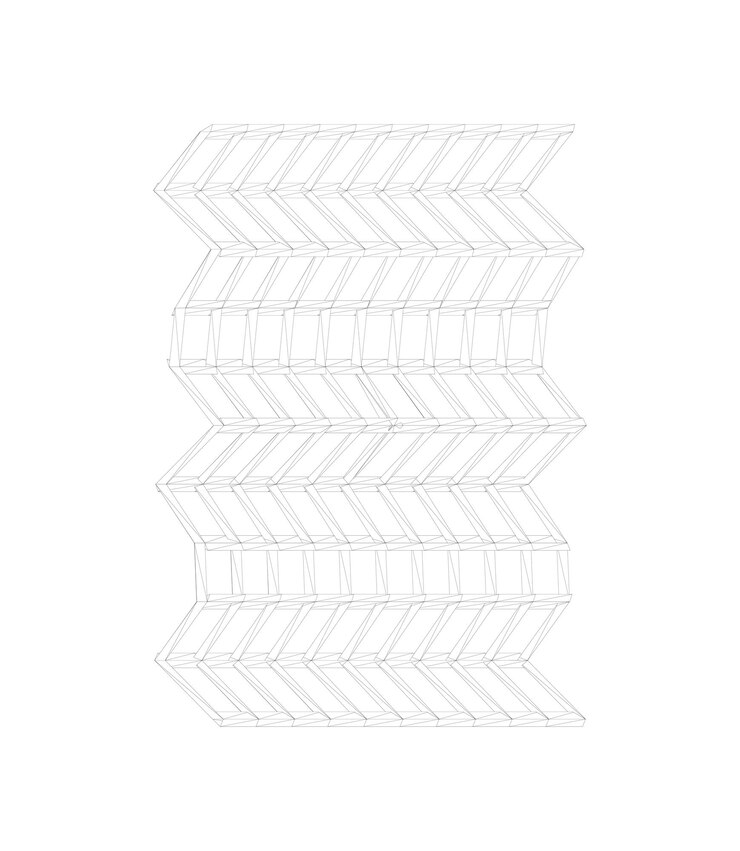Vector ilustración vectorial de malla volumétrica abstracta