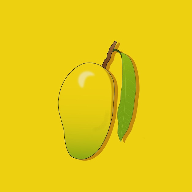 Vector ilustración vectorial de mango