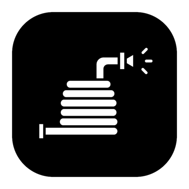 Ilustración vectorial de la manguera