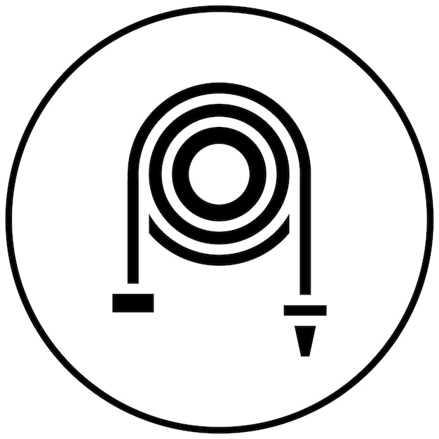 Ilustración vectorial de la manguera