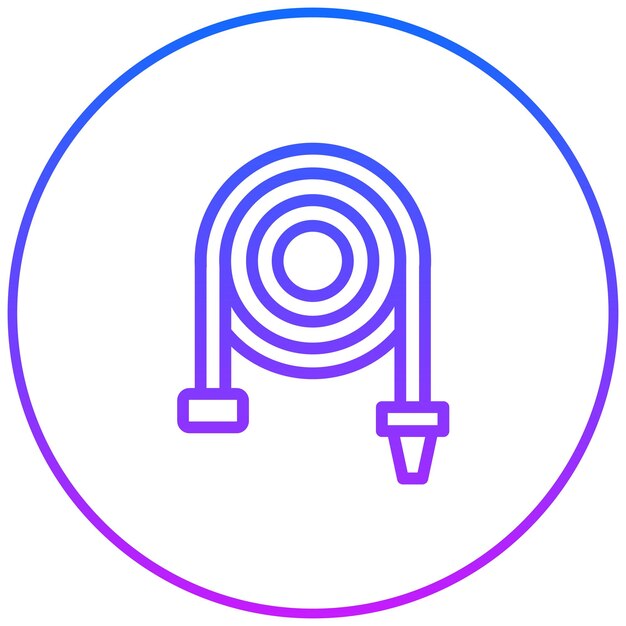 Ilustración vectorial de la manguera