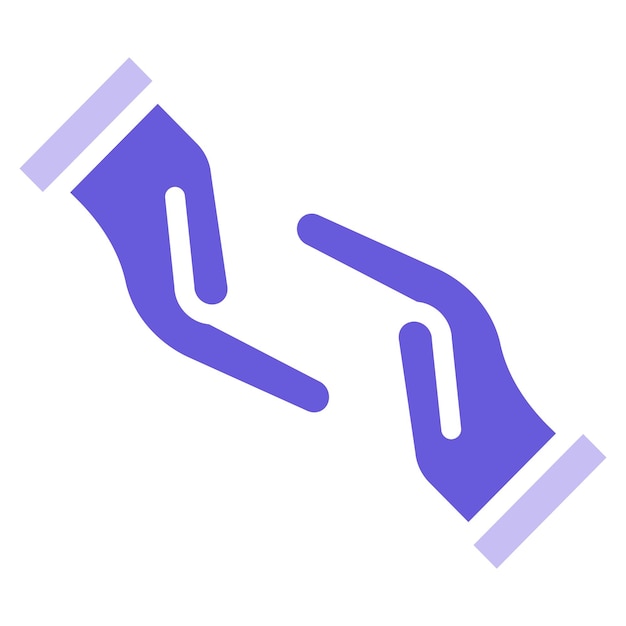 Ilustración vectorial de la mano de ayuda