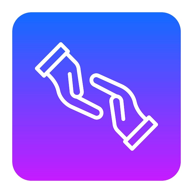 Ilustración vectorial de la mano de ayuda