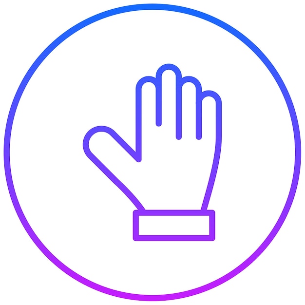 Ilustración vectorial de la mano de ayuda