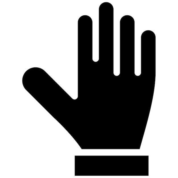 Ilustración vectorial de la mano de ayuda