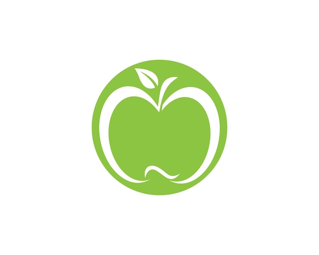 Ilustración vectorial de la manzana