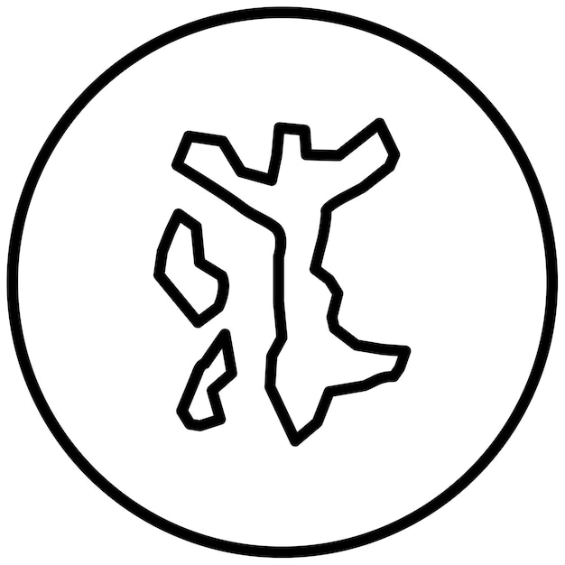 Ilustración vectorial del mapa de Italia