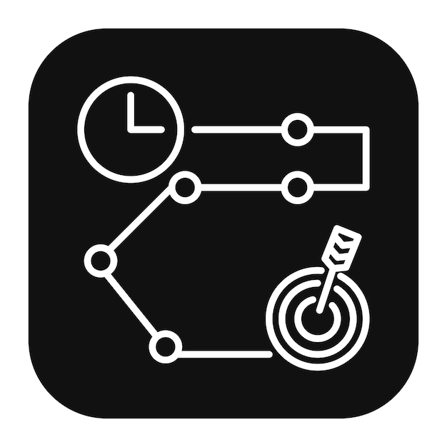 Ilustración vectorial del mapa de ruta