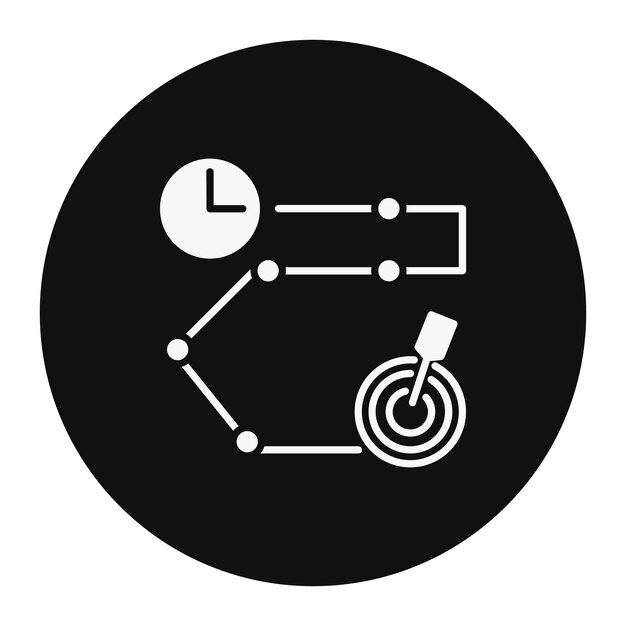 Ilustración vectorial del mapa de ruta