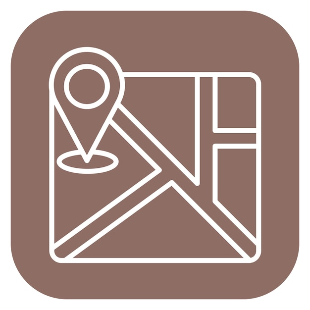 Ilustración vectorial del mapa del sitio