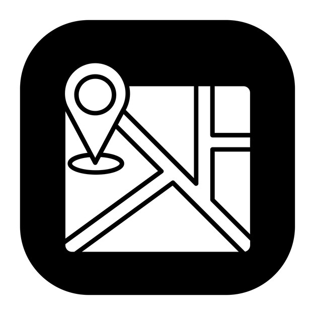 Ilustración vectorial del mapa del sitio