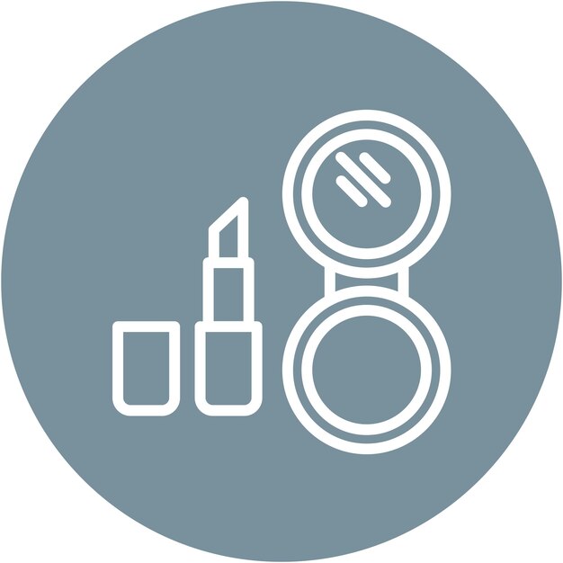 Ilustración vectorial de maquillaje