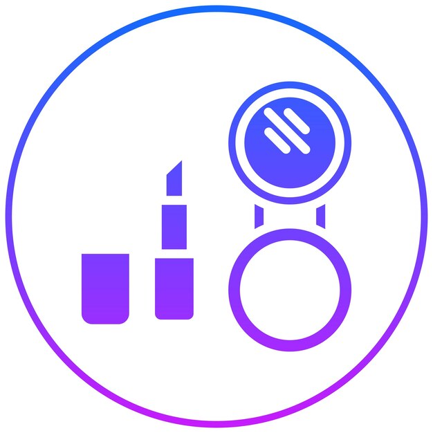 Ilustración vectorial de maquillaje