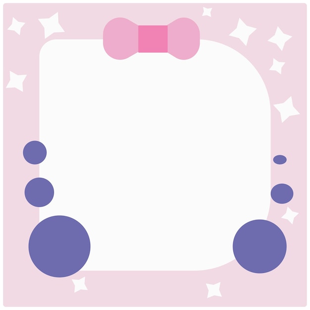 Ilustración vectorial del marco de cumpleaños
