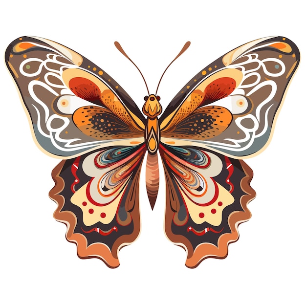 Ilustración vectorial de mariposas