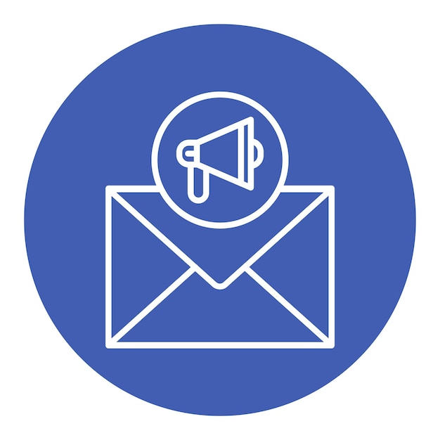 Ilustración vectorial de marketing por correo electrónico
