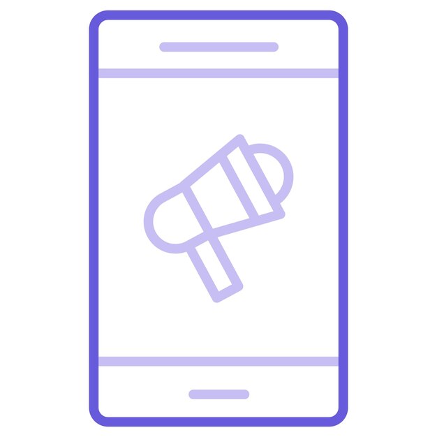 Ilustración vectorial de marketing móvil