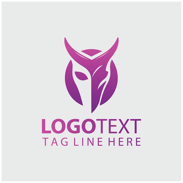 Ilustración vectorial de la máscara del logotipo