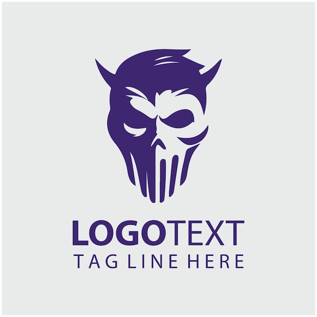 Ilustración vectorial de la máscara del logotipo