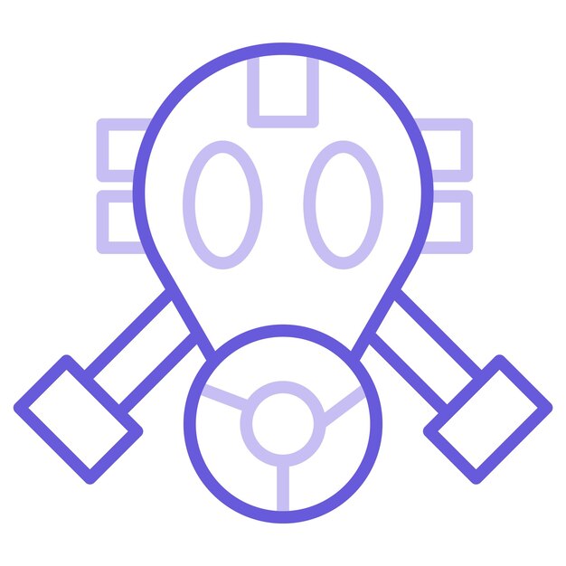 Ilustración vectorial de la máscara
