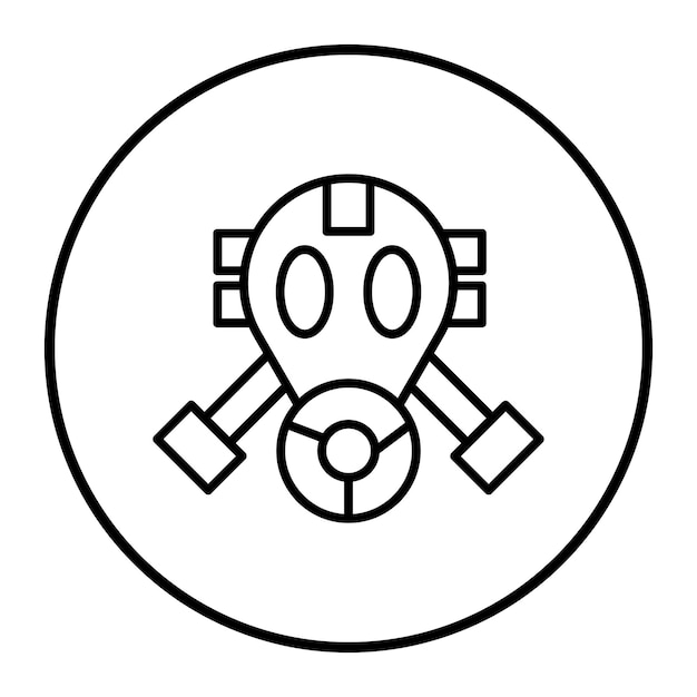 Ilustración vectorial de la máscara