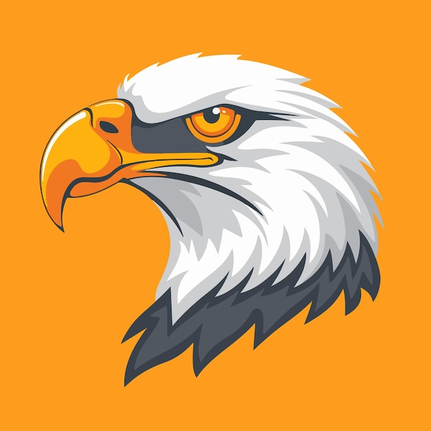 Ilustración vectorial de la mascota deportiva del águila