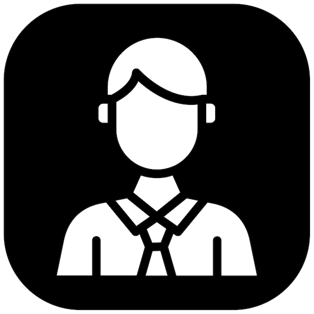 Ilustración vectorial masculina de un estudiante universitario