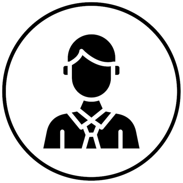 Ilustración vectorial masculina de un estudiante universitario