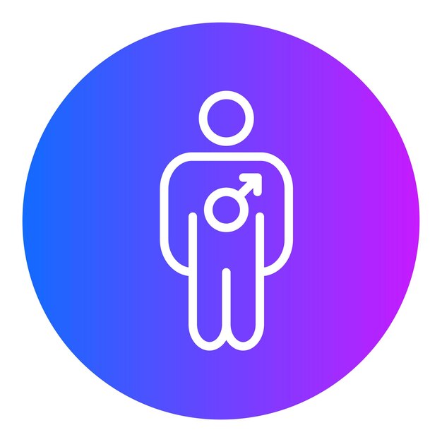 Ilustración vectorial masculina