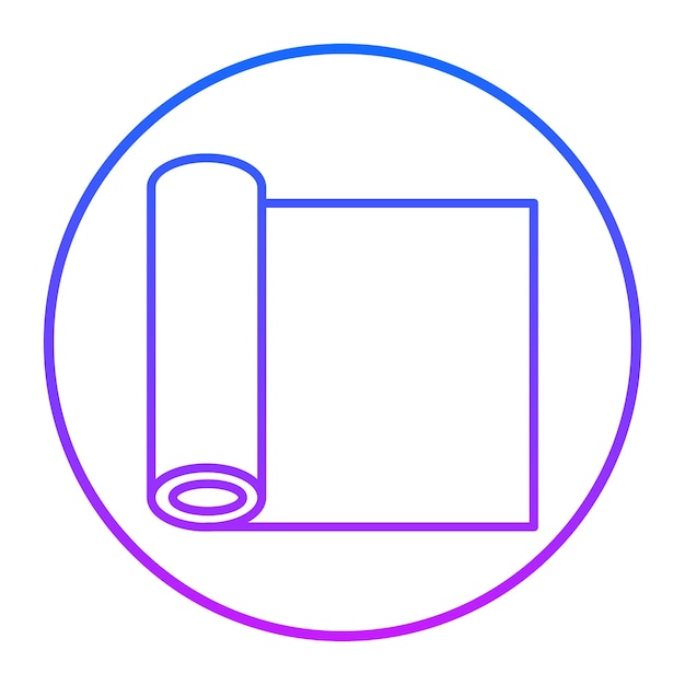 Ilustración vectorial de mat