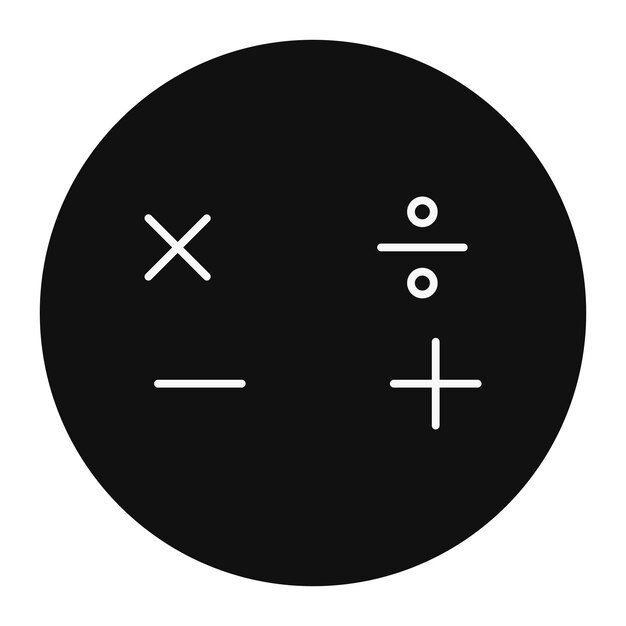Ilustración vectorial de las matemáticas