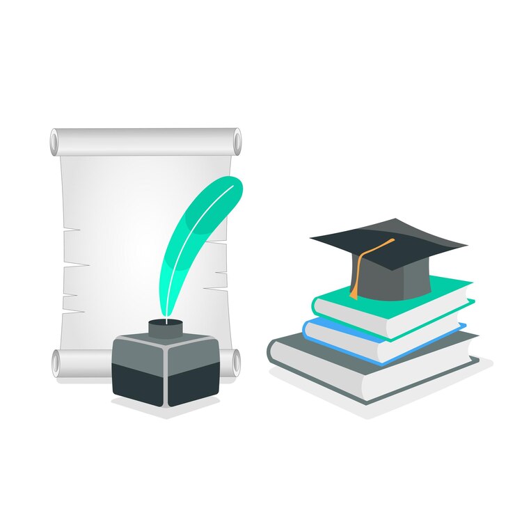 Vector ilustración vectorial de materias estudiantiles