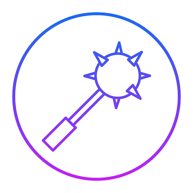 Ilustración vectorial de las mazas