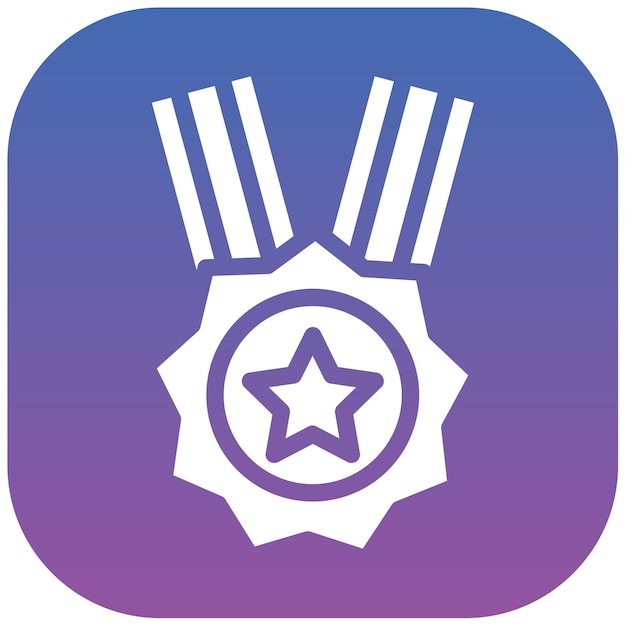 Ilustración vectorial de las medallas