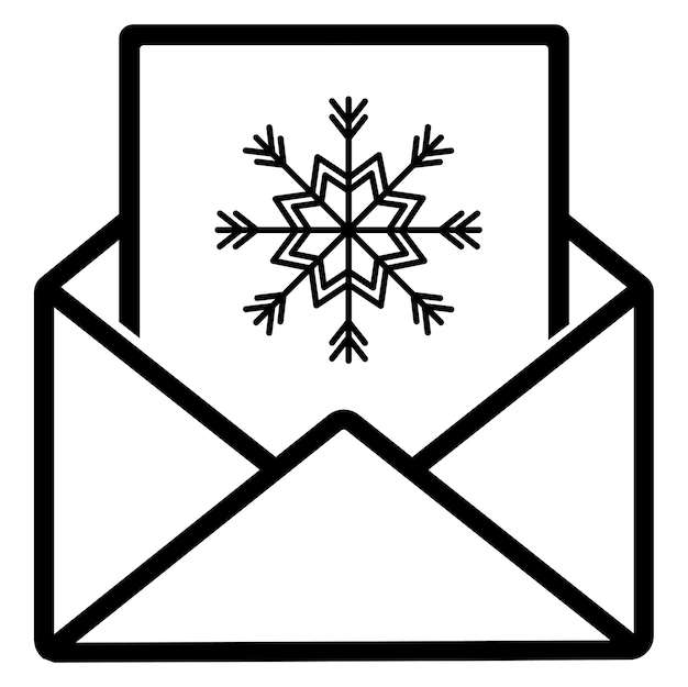 Ilustración vectorial de un mensaje navideño en un fondo transparente