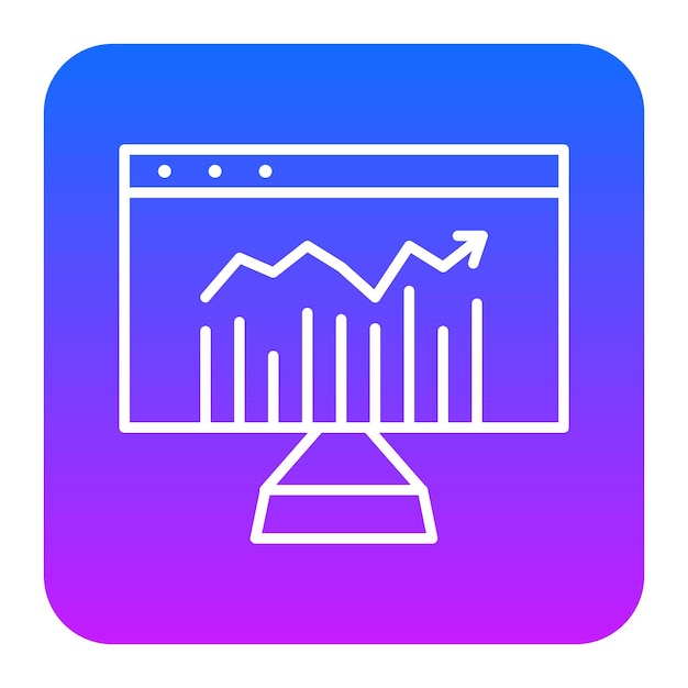 Ilustración vectorial del mercado de valores