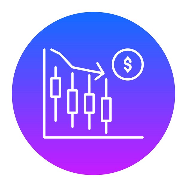 Ilustración vectorial del mercado de valores