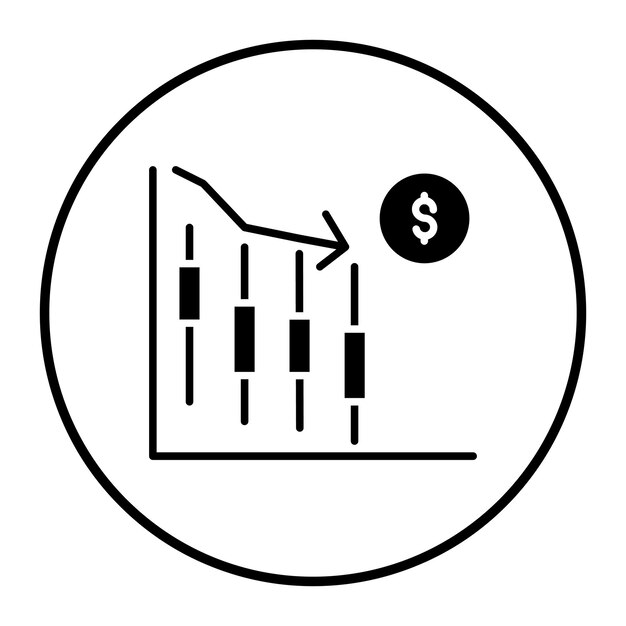 Ilustración vectorial del mercado de valores