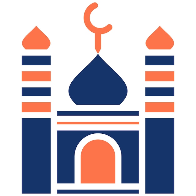 Ilustración vectorial de la mezquita
