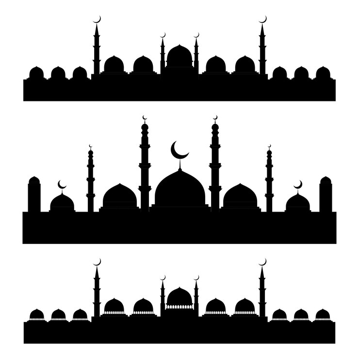 Ilustración vectorial de la mezquita