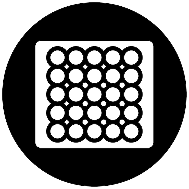 Ilustración vectorial de microplacas