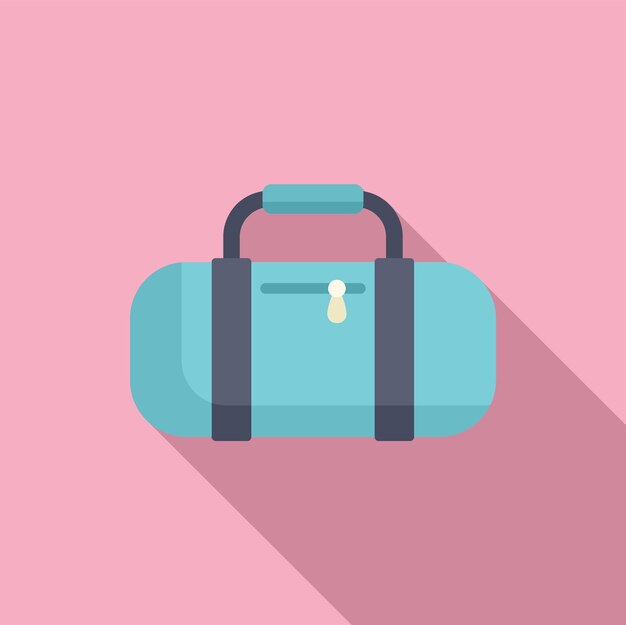 Ilustración vectorial minimalista de una bolsa de lona