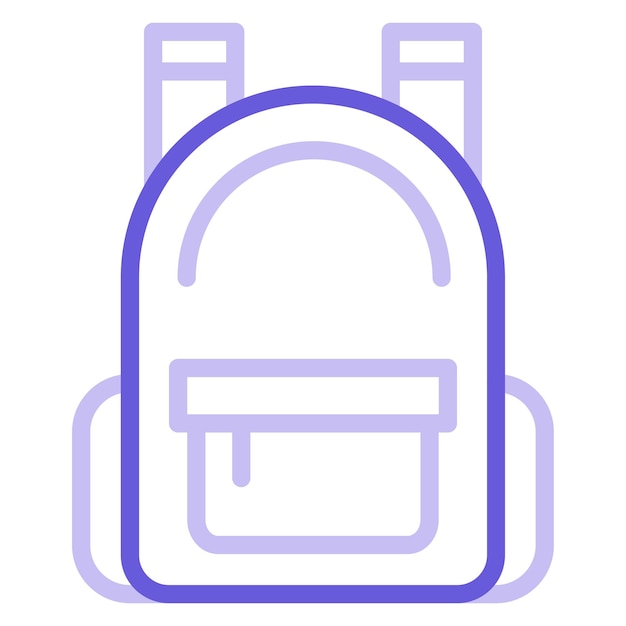 Ilustración vectorial de la mochila