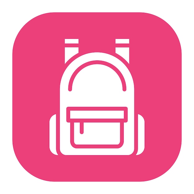 Ilustración vectorial de la mochila
