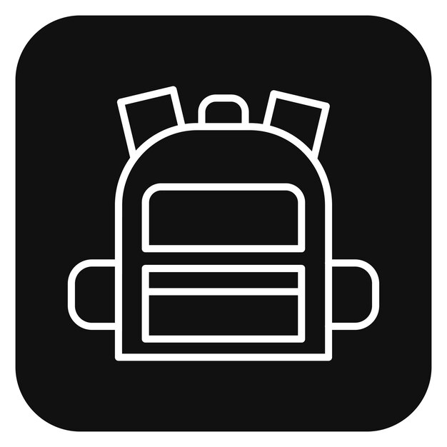 Ilustración vectorial de la mochila