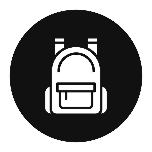 Ilustración vectorial de la mochila